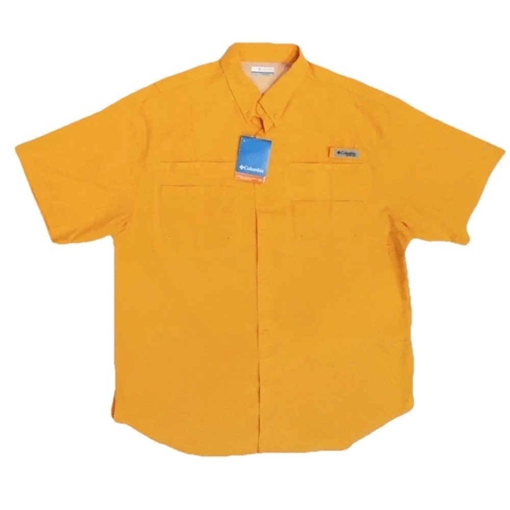 Columbia PFG Men's Tamiami II Short Sleeve Shirt, Large, Omni-Shade UPF 40, New